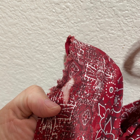 K studio cranberry dress. Long polyester. - Picture 11 of 12